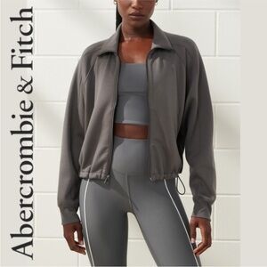 Abercrombie & Fitch Your Personal Best neoKNIT Cinched Full-Zip Hoodie